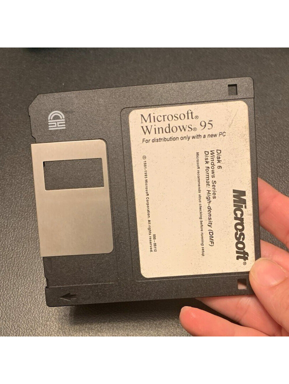 Microsoft Windows 95 Operating System 3.5" Floppy Disks English Standard 386